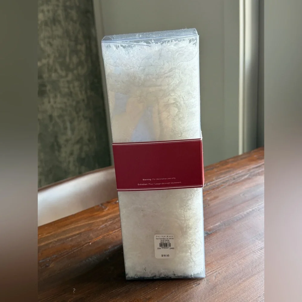 Pottery Barn Faux Snow